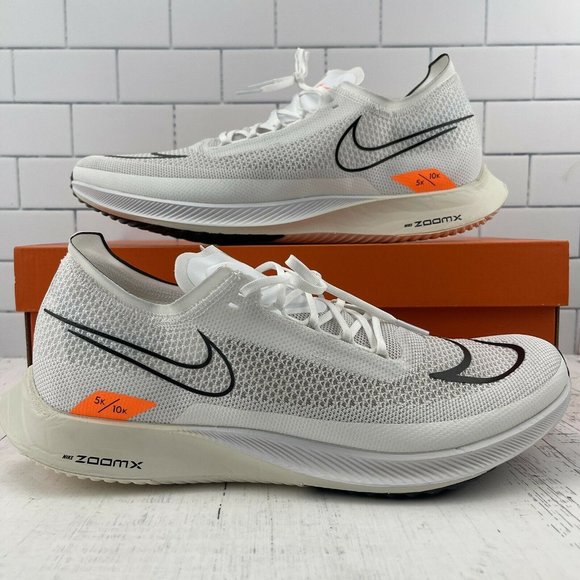 Nike Running Shoes Size 12 Mens ZoomX Streakfly 5K 10K White Lightweight Racing - Picture 2 of 12